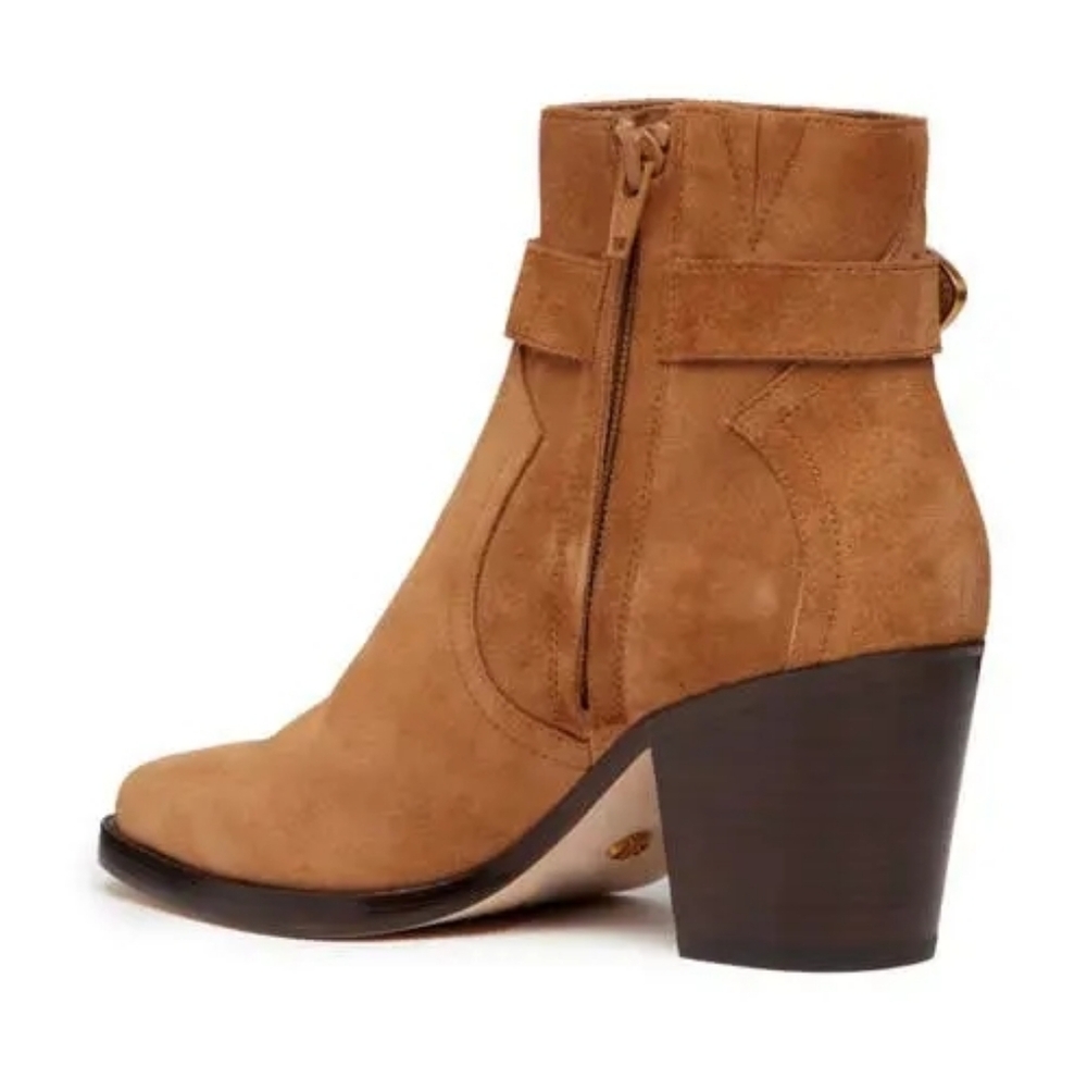 NEW PAIGE | $398 Evelyn Suede Booties - Picture 5 of 6